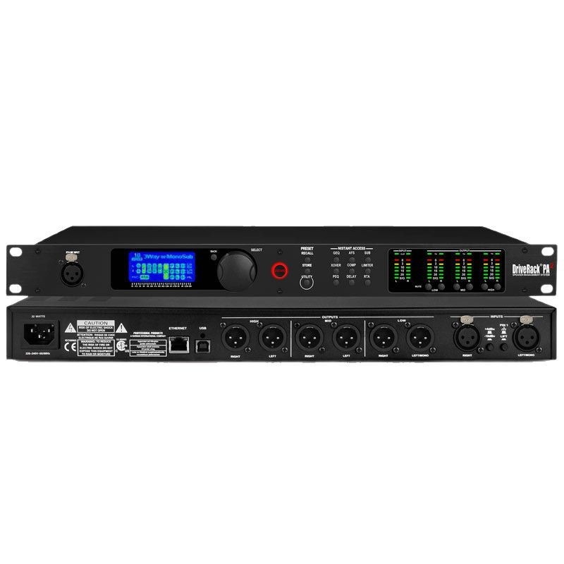 Audio Music Software - โปรเซสเซอร์เสียงดิจิตอล PA2 DriverRack 2 อินพุต 6
