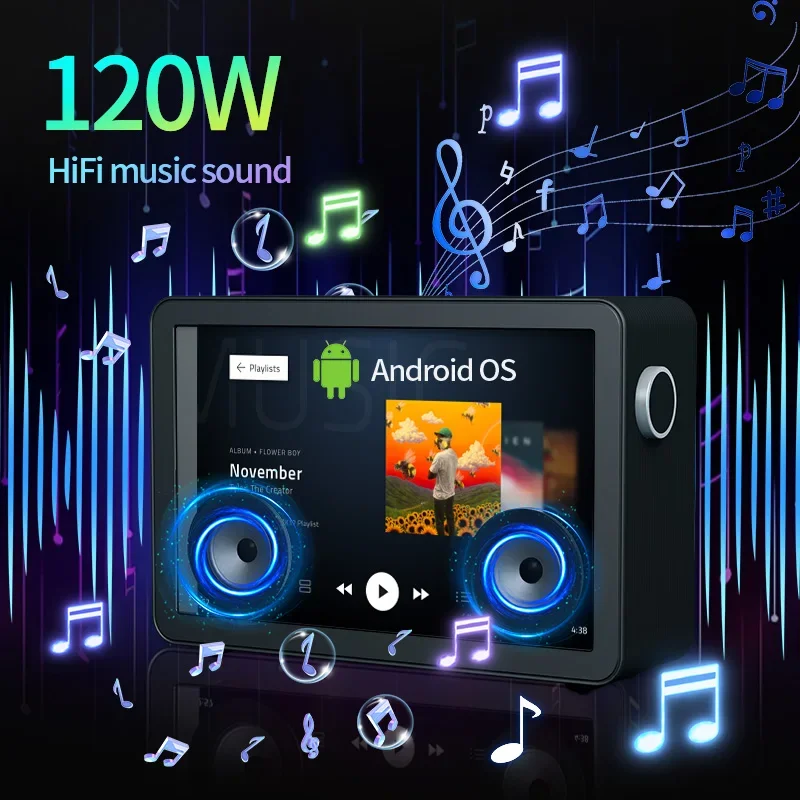 Audio Music Lyrics - เครื่องเล่นเพลงพร้อมจอแสดงผลลอยได้รุ่นใหม่ล่าสุด ขนาด 19.5 นิ้ว ระบบแอนดรอยด์ พร้อมรีโมทคอนโทรล