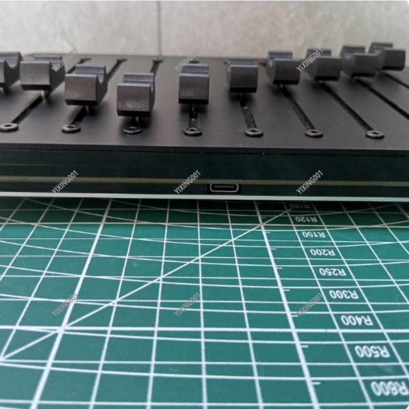 Audio Music Software - ตัวควบคุมเฟดเดอร์ MIDI USB 10 ช่อง -