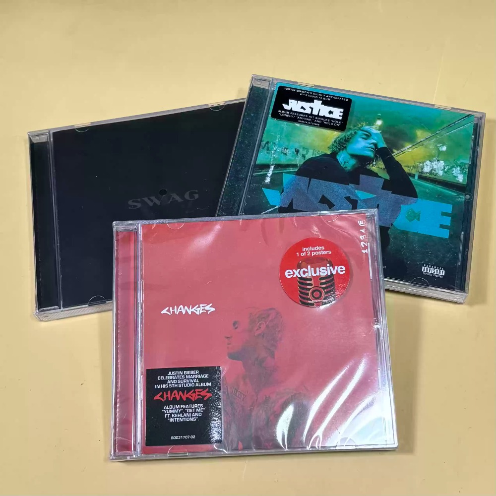Audio Music For - ซีดี 'Justice', 'Changes', 'Swag' ของจัสติน บีเบอร์