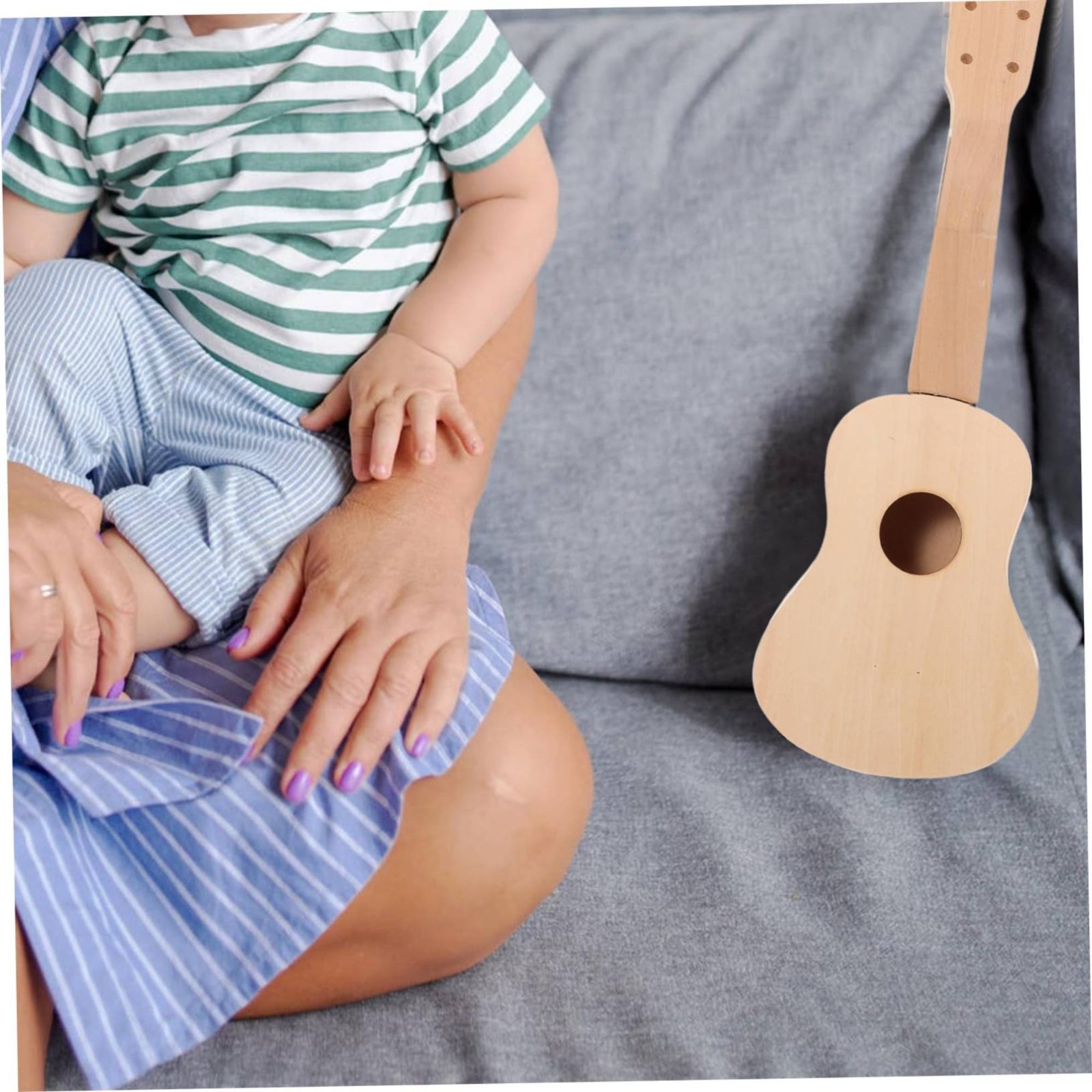 Ukulele Beginner Kit - ชุดอุปกรณ์อูคูเลเล่โซปราโนขนาด 21 นิ้ว รวมชิ้นส่วนทั้งหมด ชุดทำอูคูเลเล่ไม้ ไม้สำหรับทาสี