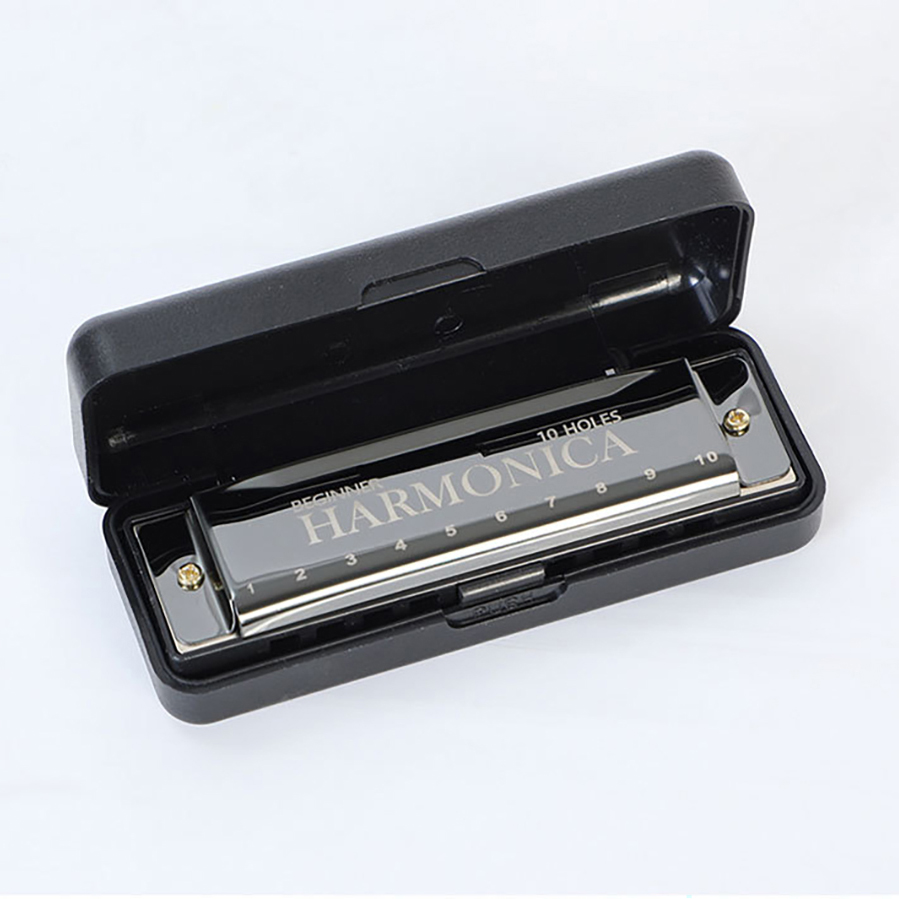 Harmonica 10 Hole - ฮาร์โมนิก้า 10 รู คีย์ C บลูส์ฮาร์ป