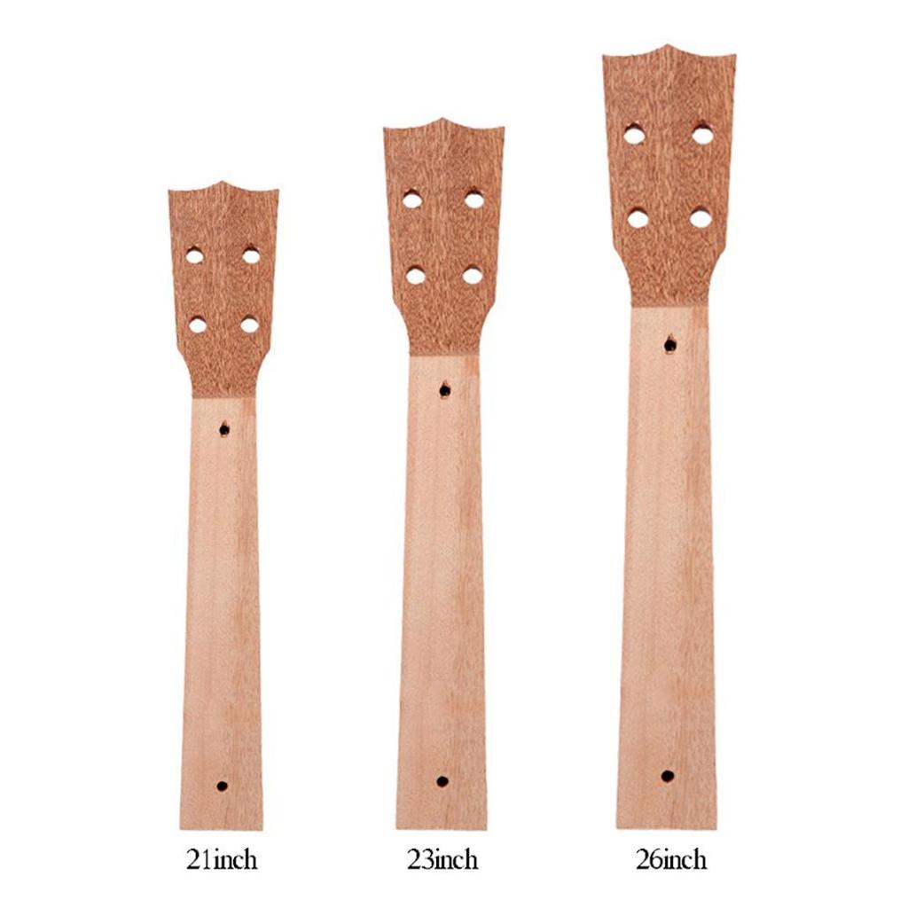 Ukulele Beginner Kit - ชุดคิททำคอกีตาร์อูคูเลเล่ DIY พร้อมฟิงเกอร์บอร์ดไม้โรสวูด สำหรับอูคูเลเล่ไม้แท้แบบกำหนดเองสำหรับผู้ใหญ่ 21 รุ่น