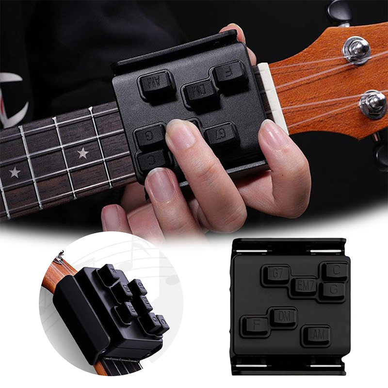 Ukulele Beginner Kit - เครื่องกดคอร์ดอูคูเลเล่ที่ใช้งานง่ายสำหรับผู้เริ่มต้น ชุดเครื่องมือการเรียนรู้ที่ใช้งานง่าย