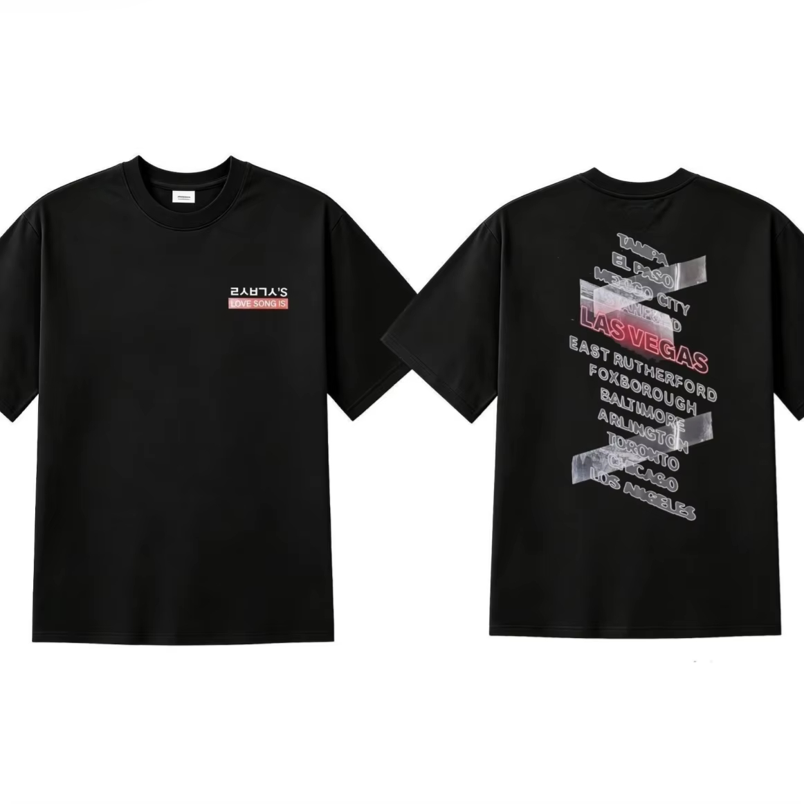 Audio Music Lollipop - เสื้อยืดกราฟิก K-pop LOVE SONG IS LAS