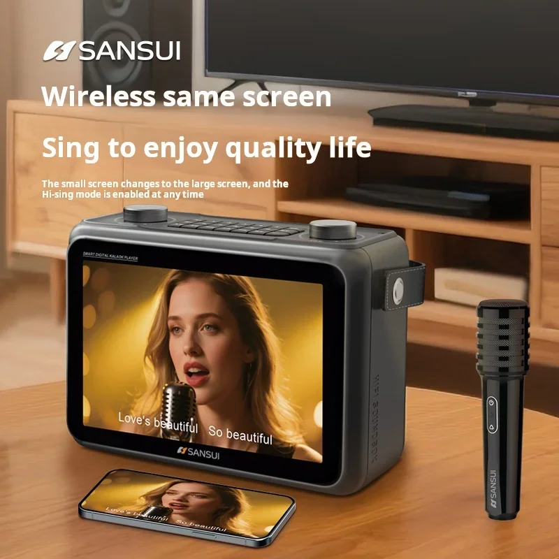 SANSUI K115 หน้าจอ LED 10.1 นิ - Audio Music Lyrics บทวิจารณ์และราคา