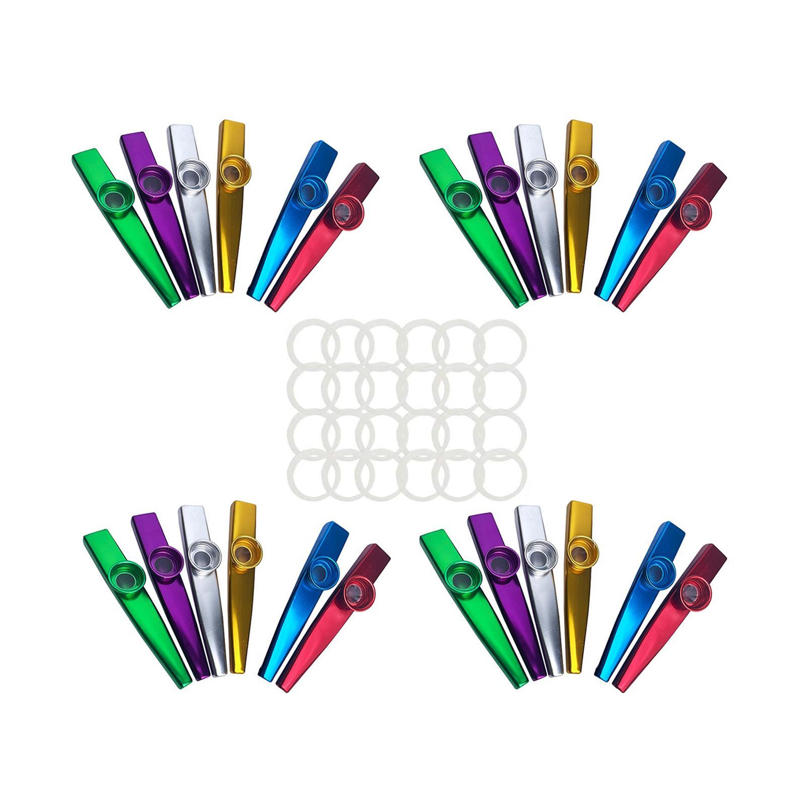 24 ชิ้นโลหะ Kazoos สําหรับเริ่ - Ukulele Beginner Kit บทวิจารณ์และราคา