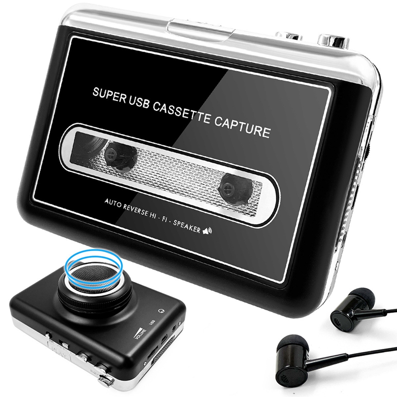 เครื่องเล่นเทปคาสเซ็ตแบบพกพา U - Audio Music Converter To Mp3 บทวิจารณ์และราคา