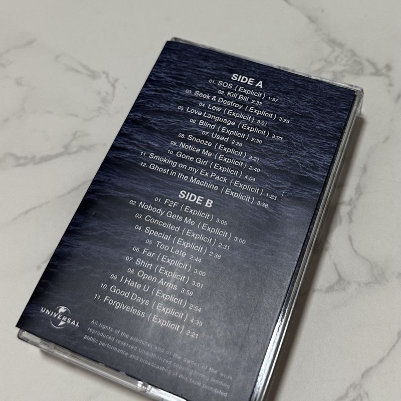 เทปคาสเซ็ตเพลง R&B สไตล์ตะวันต - Audio Music Lyrics บทวิจารณ์และราคา