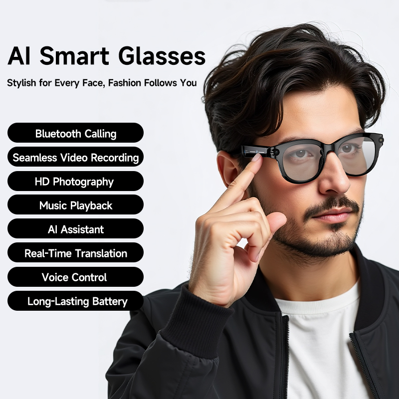 แว่นตาอัจฉริยะ AI ปี 2026 แว่น - Audio Music Recording บทวิจารณ์และราคา