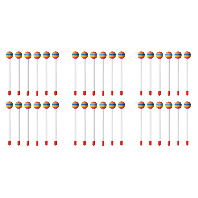 ไม้ตีกลองรูปทรงกลมสีรุ้ง รุ่น  - Audio Music Lollipop บทวิจารณ์และราคา