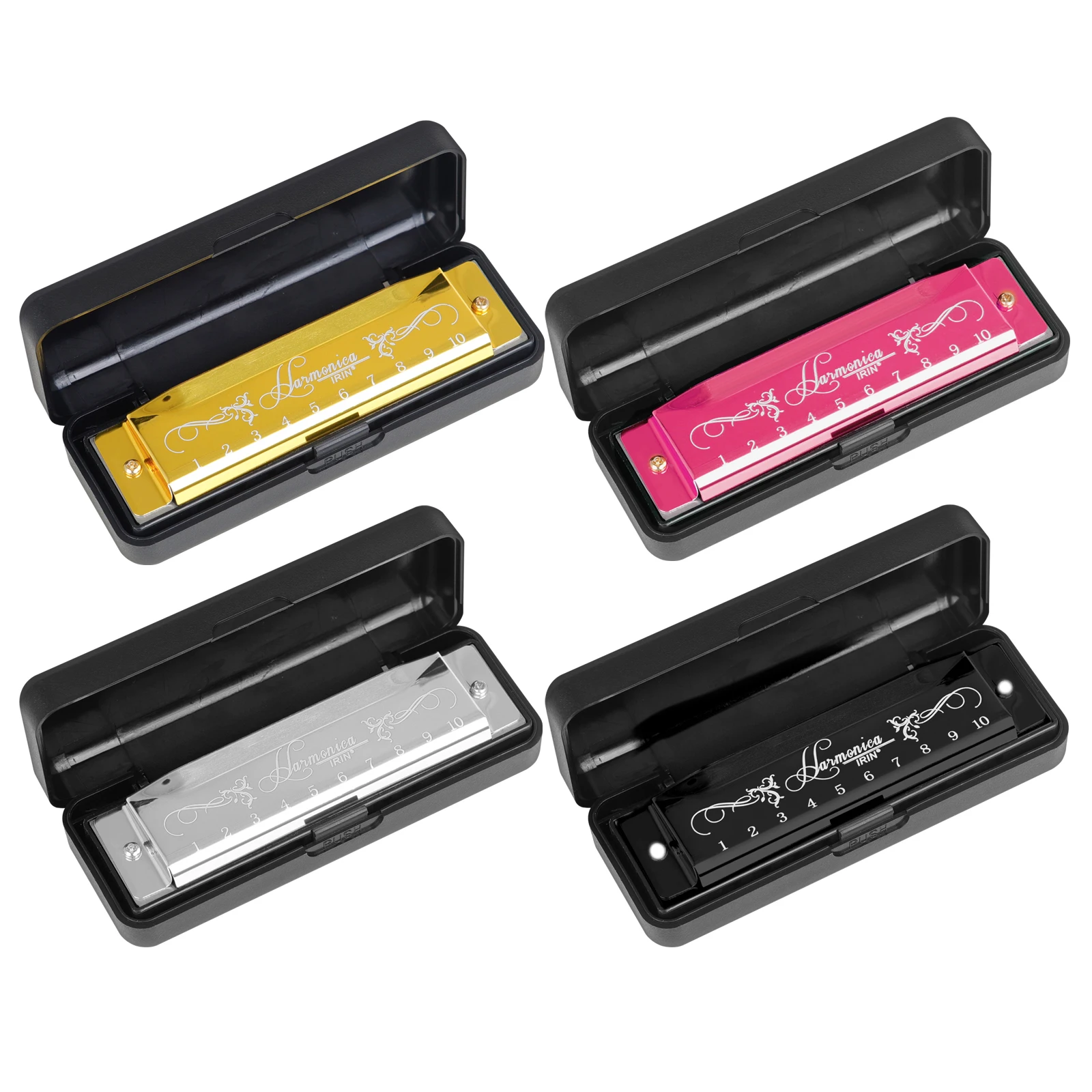IRIN 10 หลุม 20 โทนฮาร์โมนิก้า - Harmonica 10 Hole บทวิจารณ์และราคา