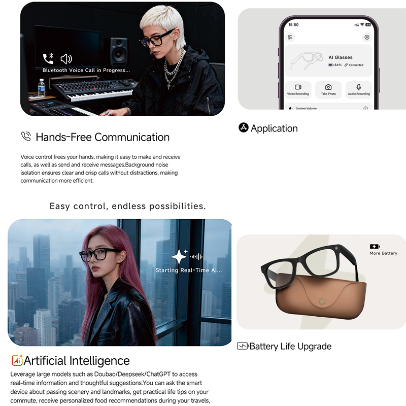 แว่นตาอัจฉริยะ AI ปี 2026 กล้อ - Mix Audio Music บทวิจารณ์และราคา