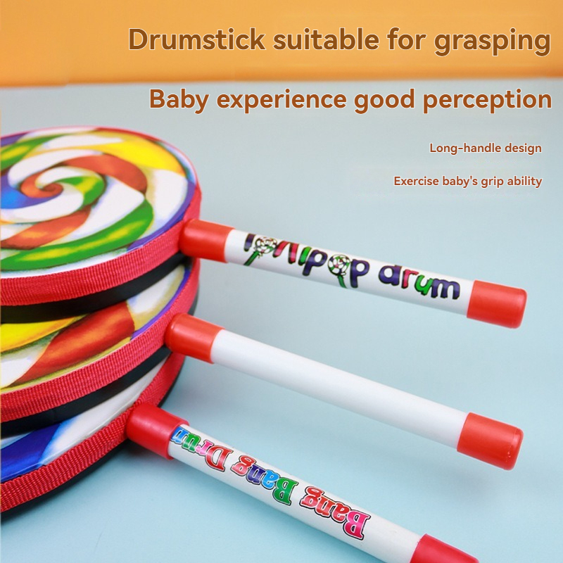 กลองมือรูปอมยิ้มสำหรับเด็กเล็ก - Audio Music Lollipop บทวิจารณ์และราคา