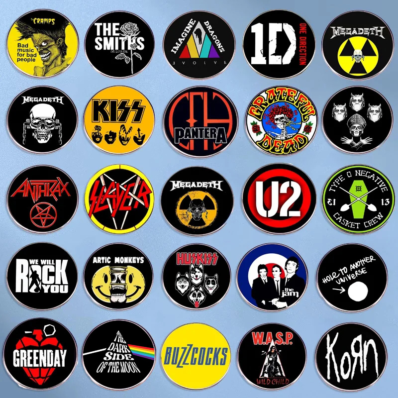 Pop Rock Band Pin Punk เพลง Ba - Audio Music Lollipop บทวิจารณ์และราคา