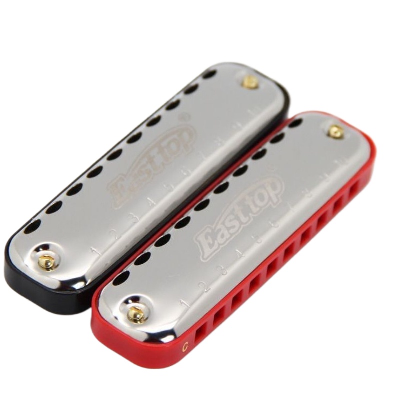 เครื่องดนตรีพกพาสำหรับผู้เริ่ม - Harmonica 10 Hole บทวิจารณ์และราคา