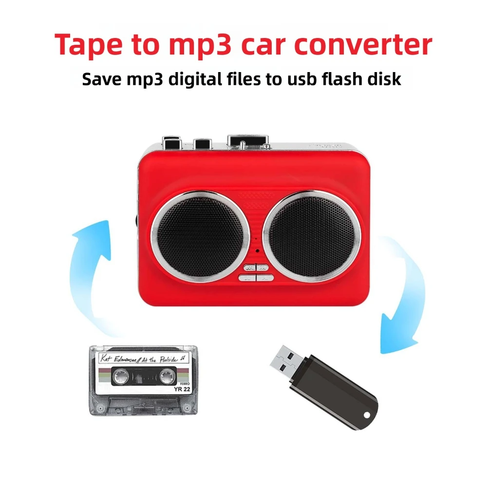 เครื่องเล่นเทปคาสเซ็ตแบบ USB ส - Audio Music Converter To Mp3 บทวิจารณ์และราคา