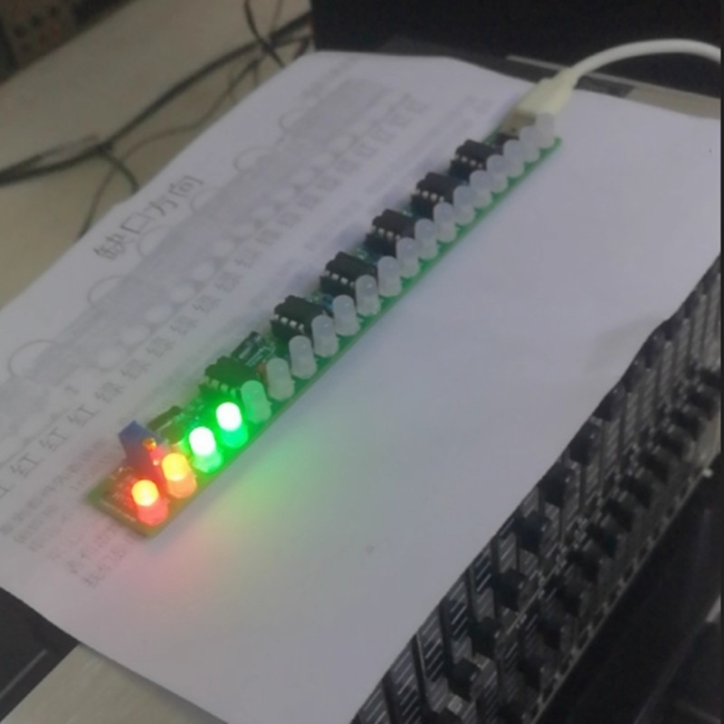 ชุดอุปกรณ์ DIY ไฟแสดงสเปกตรัมเ - Audio Music Production บทวิจารณ์และราคา
