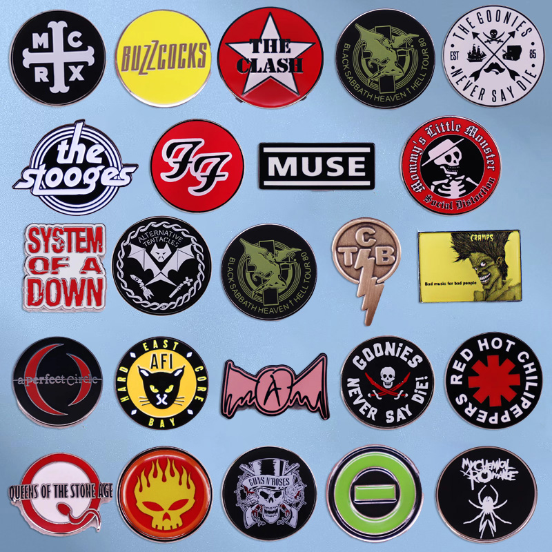 Pop Rock Band Enamel Pin เพลงอ - Audio Music Lollipop บทวิจารณ์และราคา