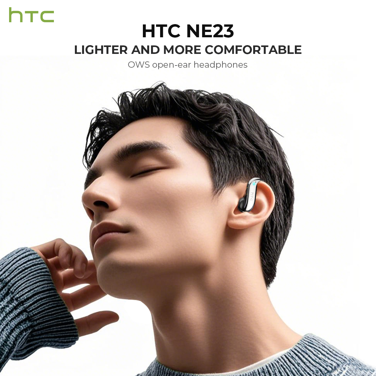 หูฟังบลูทูธแบบเปิดหู HTC เล่นไ - Audio Music Free บทวิจารณ์และราคา