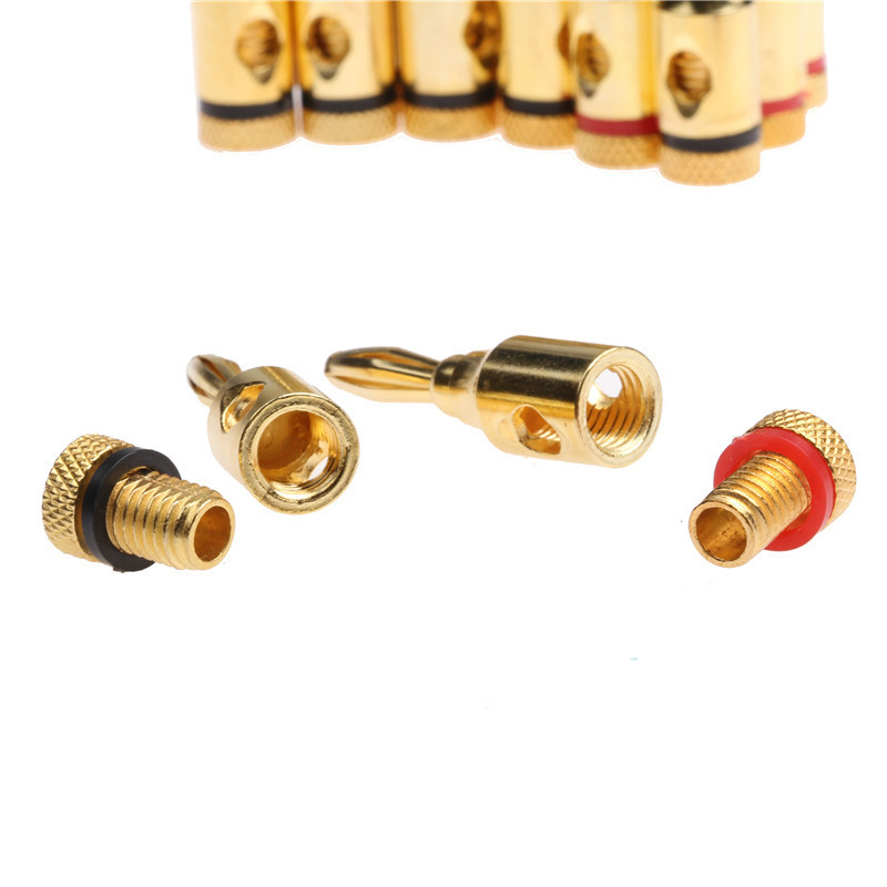 YT 20PCS Gold Plated 4mm ปลั๊ก - Audio Music Yt บทวิจารณ์และราคา