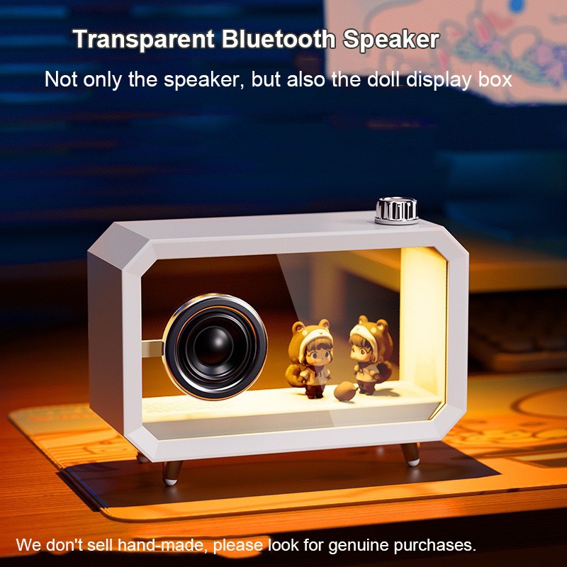 DIY ลําโพงบลูทูธโปร่งใส RGB แส - Audio Music Apple บทวิจารณ์และราคา