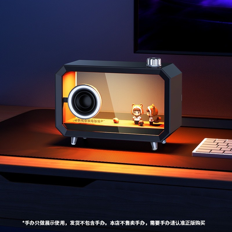 DIY ลําโพงบลูทูธโปร่งใส RGB แส - Audio Music Apple บทวิจารณ์และราคา