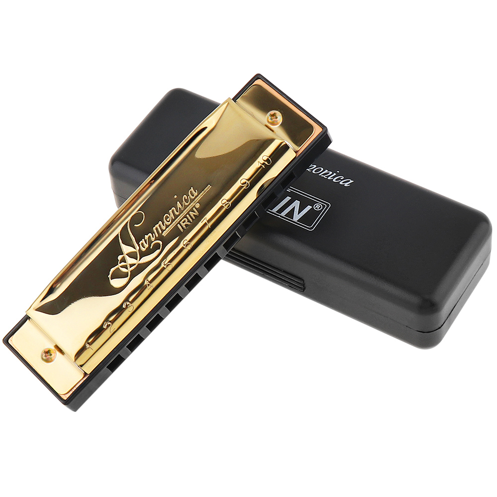 เงิน/ทอง KeyC 10 หลุม 20 Tone  - Harmonica 10 Hole บทวิจารณ์และราคา
