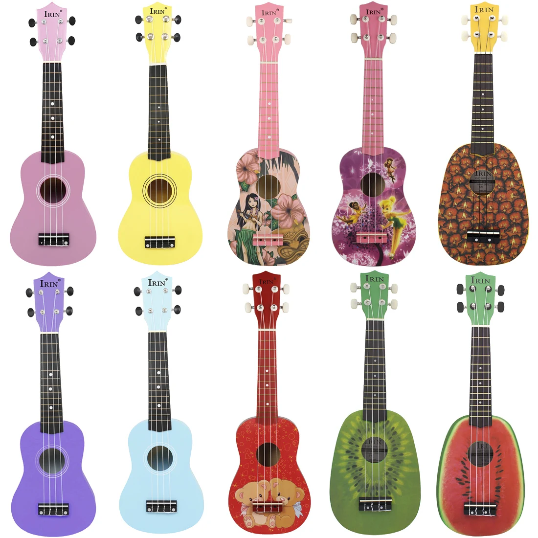 Irin อูคูเลเล่21นิ้วกีตาร์ฮาวา - Ukulele Beginner Kit บทวิจารณ์และราคา
