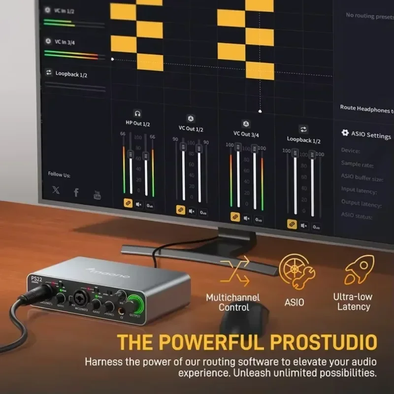 มีสินค้าในสต็อก MAONO PS22 อิน - Audio Music Software บทวิจารณ์และราคา