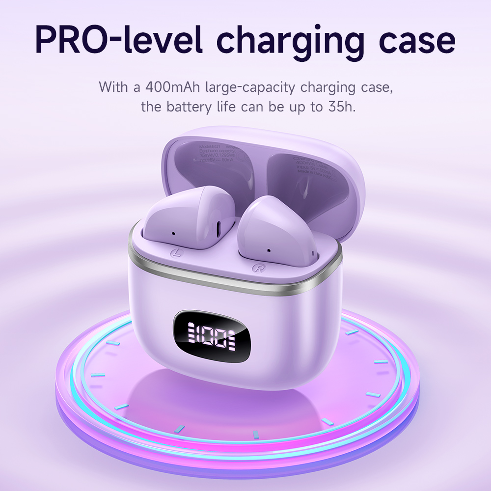 HOCO EQ1 บลูทูธ 5.3 หูฟัง LED  - Audio Music Apple บทวิจารณ์และราคา