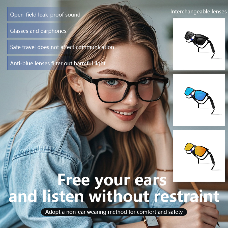 LIGE บลูทูธสมาร์ทแว่นตากันแดดก - Mix Audio Music บทวิจารณ์และราคา