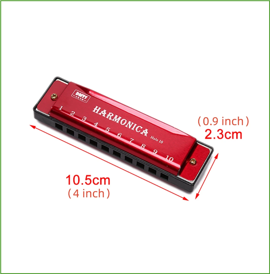 ฮาร์โมนิก้าคีย์ C 10 รู ฮาร์โม - Harmonica 10 Hole บทวิจารณ์และราคา