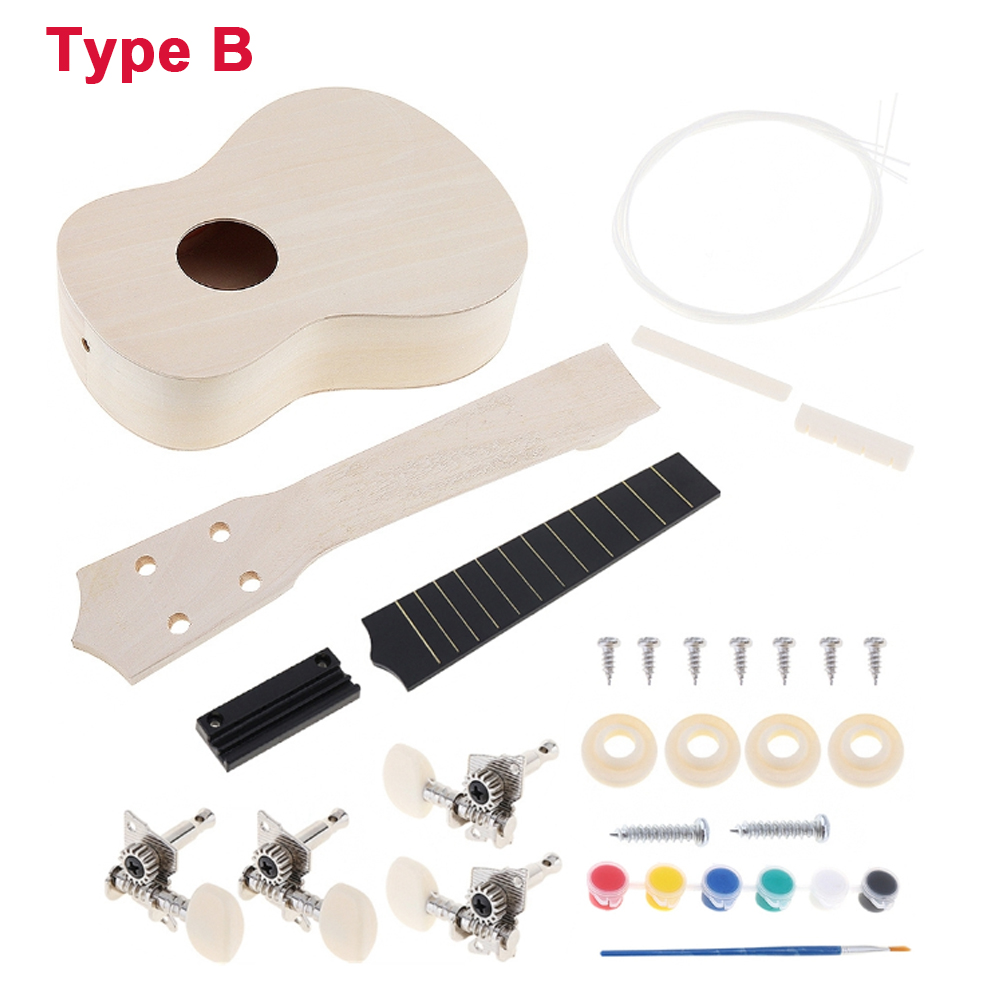 DIY Ukulele 21 นิ้วชุดกวาง Sou - Ukulele Beginner Kit บทวิจารณ์และราคา