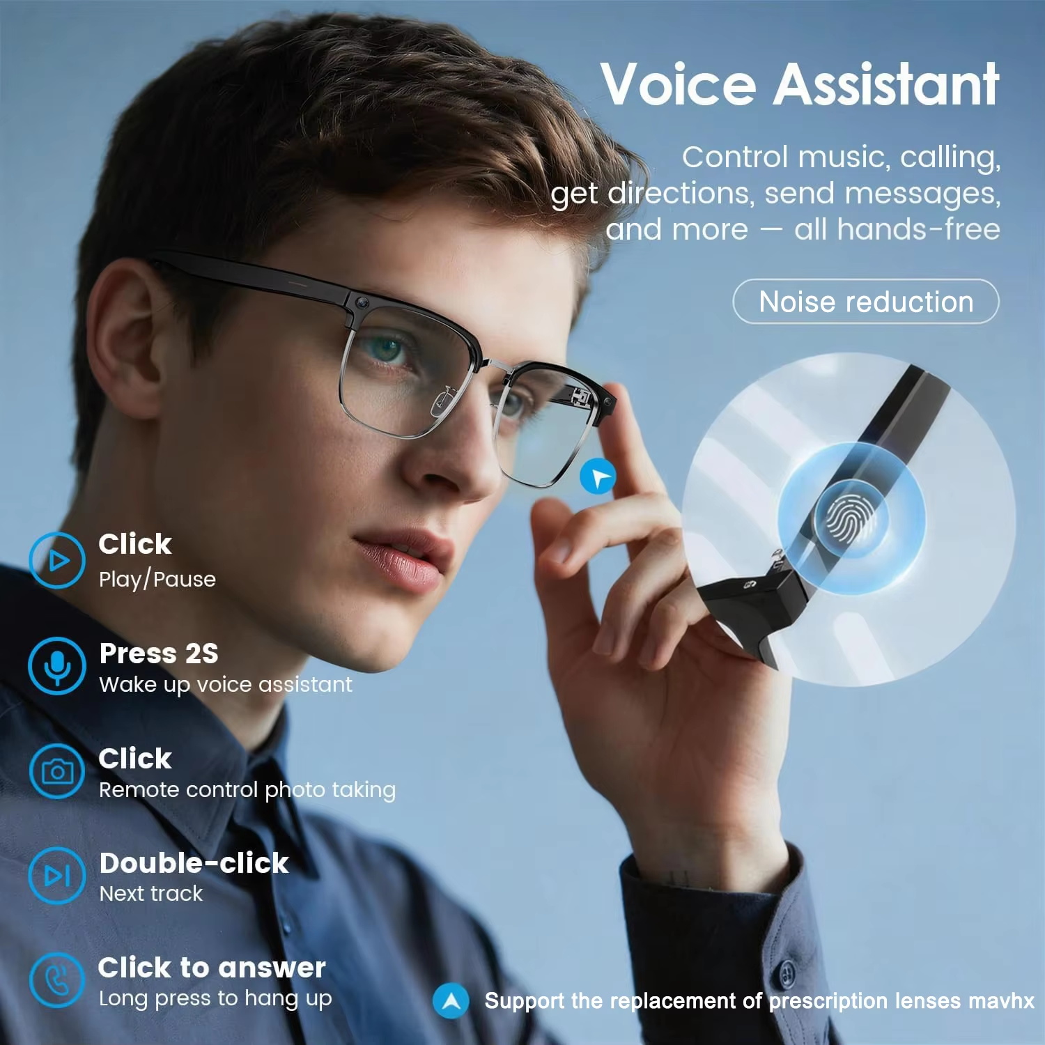 แว่นตาอัจฉริยะรุ่นใหม่ปี 2026  - Audio Music Recording บทวิจารณ์และราคา
