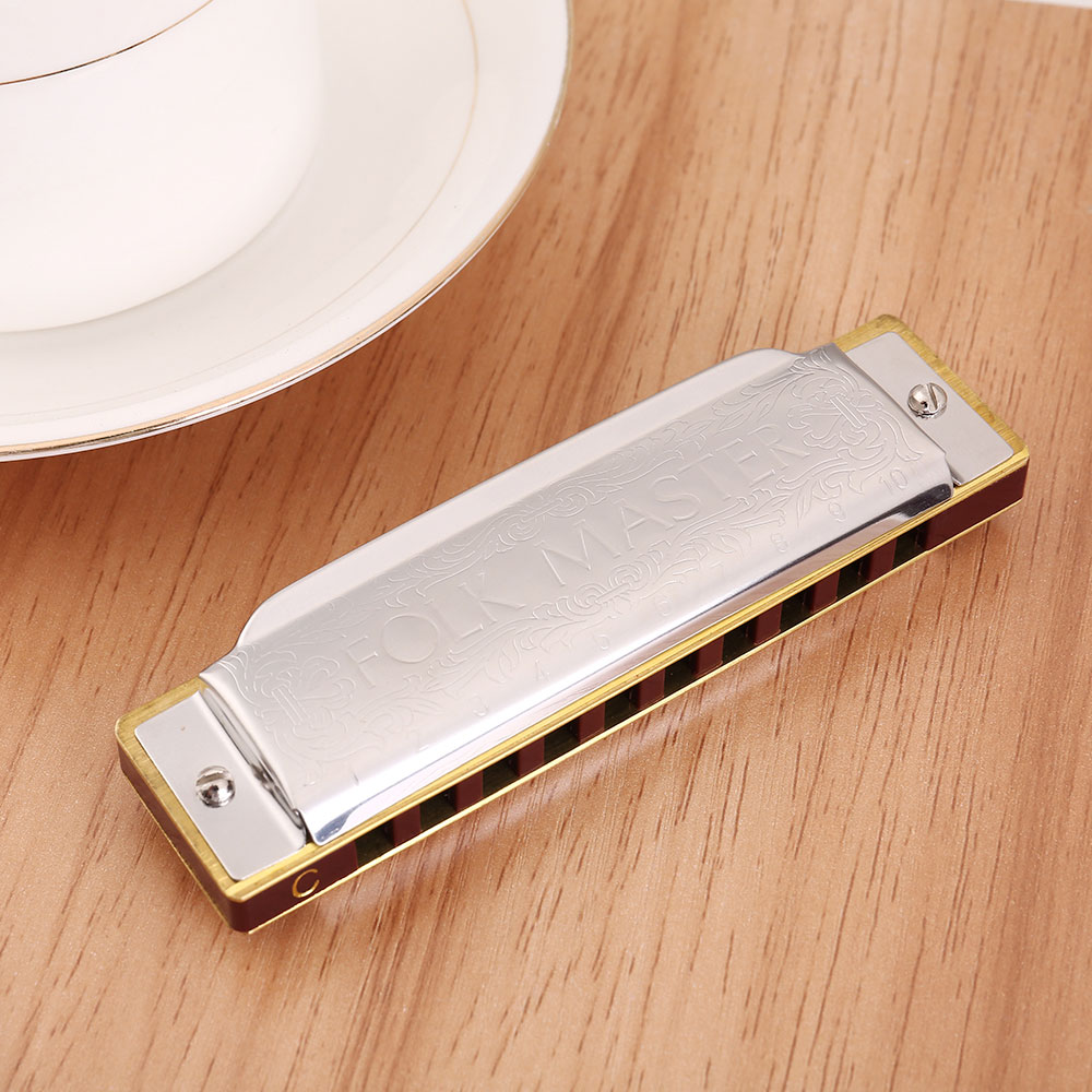 Harmonica Folk Master 1072 มาต - Harmonica 10 Hole บทวิจารณ์และราคา